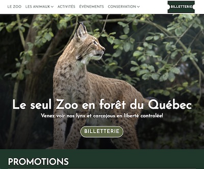Site réalisé en HTML et CSS